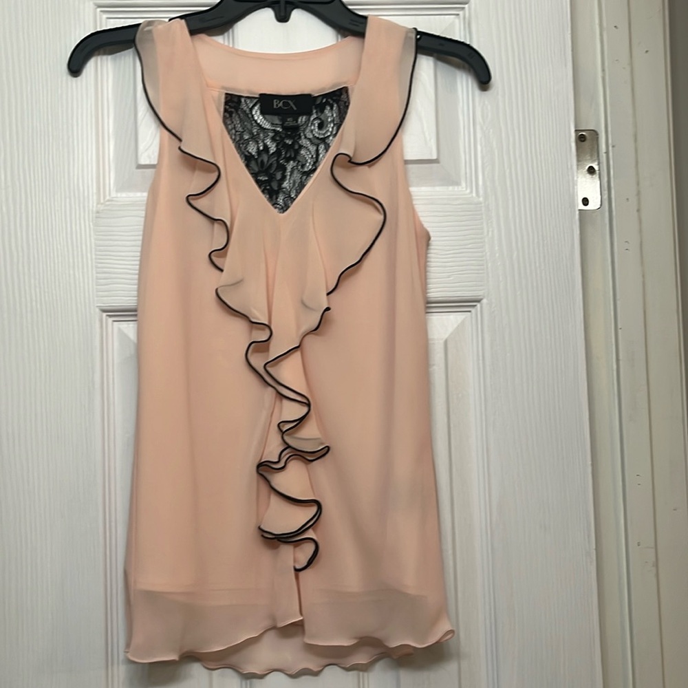 BCX, size XS, pink blouse